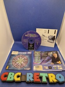 Who Wants to Be a Millionaire - Sega Dreamcast PAL UK Disc, Manual + Back Sleeve