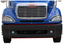 logo+wipers Freightliner Columbia Front Center Bumper with Tow Hook Hole 02-11