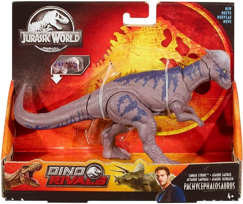 Jurassic World Attacco Selvaggio Pachycephalosaurus Dinosauro Giocattolo 4+
