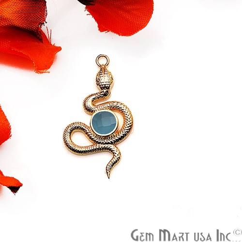 DIY Gemstone Connector Snake Earring Connector Chandelier Gold Findings Necklace