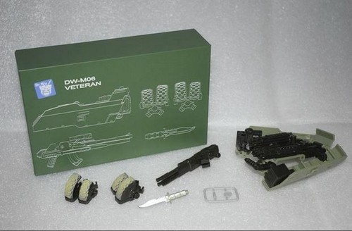 New DR WU DW-M06 Veteran Upgrade Kit for Transformers Movie Hound In Stock