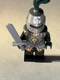 Dragon Knight Chain Mail Sword Kingdoms 7946 Castle LEGO® Minifigure Cas452