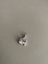 Thomas Sabo Sterling Silver 925 Clear Diamanté Charm Pendant, Superb Charm