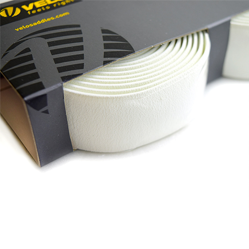 White VELO Road Bike Cycling Handlebar Wrap Tape with Plugs Microsuede