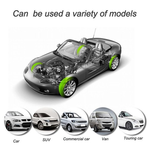 4 External Sensors Solar Wireless TPMS Tire Pressure LCD Monitoring System