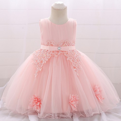 Newborn Baby Girls Christening Dress Baptism 1ST Birthday Princess Gown 0-18M