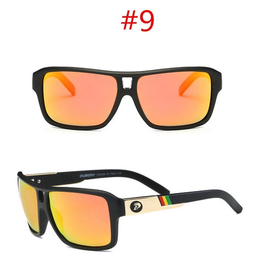 DUBERY Men Sport Polarized Sunglasses Outdoor Riding Fishing Driving Goggles Hot