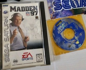 Sega Saturn Console System Complete In Box MK-8000-4 Games & 2 Demo Disc. Tested