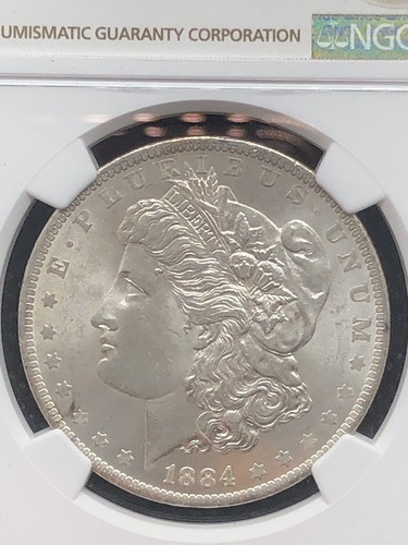 PCGS MS64+ 1884-O US Morgan Silver Dollar $1