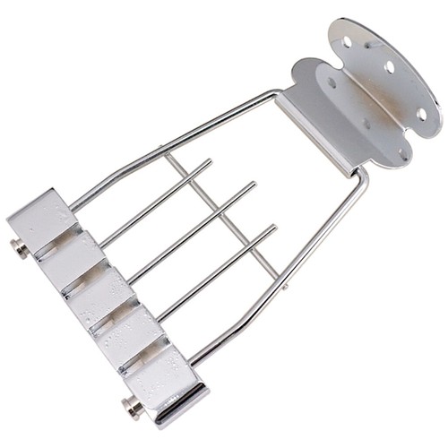 E-Bass Tailpiece Semi Hollow mit Schraube für Archtop Gitarre