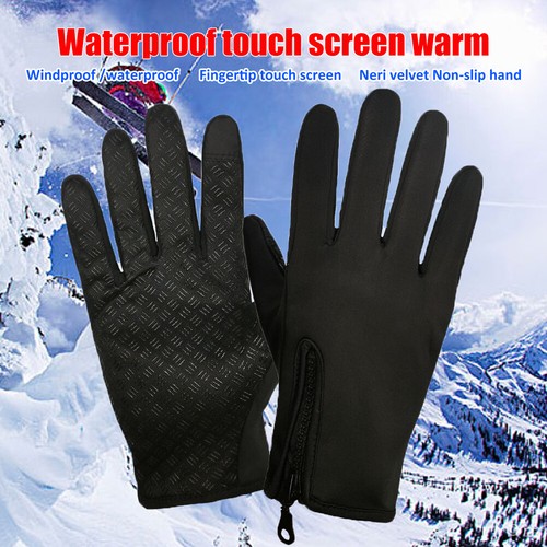 Winter Warm Touch Screen Windproof Waterproof Outdoor Sport Driving Gloves US