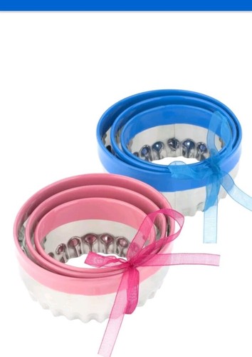 Cookie Cutters Tala Fancy Cutters Ensemble de 3 Biscuit Cutters rose ou bleu