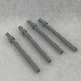 LEGO 63965 Light Bluish Gray Bar 6L with Stop Ring (x4)