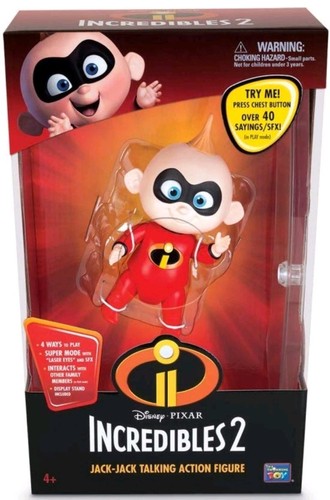 Nouveau The Incredibles Kids /"Incredibles 2-Jack-Jack/" Talking Action figure play