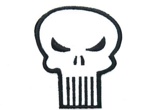 Special Forces Punisher Skull Iron On Sew On Embroidered Shirt Hat Badge Patch