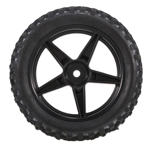 4 1//10 Off-Road-Reifen LäNgs Block Tread 7 Speichen Felge FüR RC LKW Auto N1H9