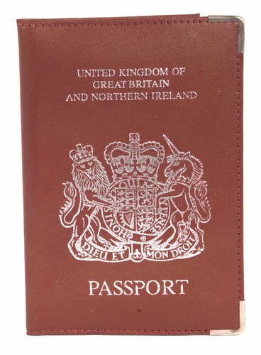 British UK Passport ID Card Holder Protector Cover Wallet Leather Cover Cheap