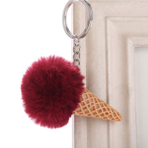 Charm Cat Alpaca Tree Ice Cream Dolphin Keyring Keychain Key Chain Pendant Gift