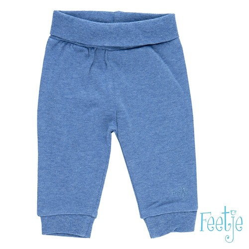 Feetje Baby Hose uni in blue melange