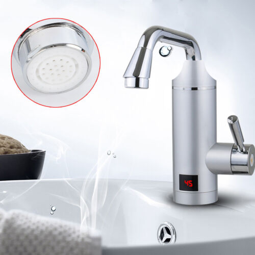 3000W Elektrisch Durchlauferhitzer Wasserhahn Küche Waschtisch Warm Armatur IPX4