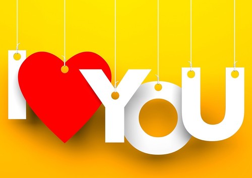 Valentines Day Poster New I LOVE YOU 2017 Love Gift FREE P+P CHOOSE YOUR SIZE