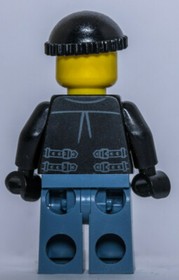 LEGO ®-Minifigur City Gefangener Einbrecher Dieb Set 60130 60127- cty0621 cty621