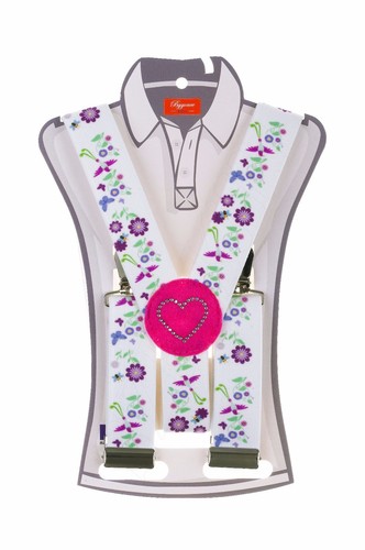Childrens Kids Braces Girls Funky Patterned Adjustable Braces Age 1-6 yrs Gift