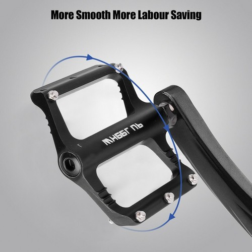 Road Mountain Bike Platform Pedals Wide Flat MTB Aluminum Sealed Bearing 9//16/'/'
