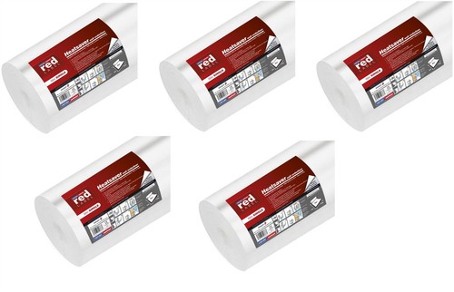 5 x Erfurt 2mm red label chaleur Saver mur isolation épaisse doublure papier 10mx50cm