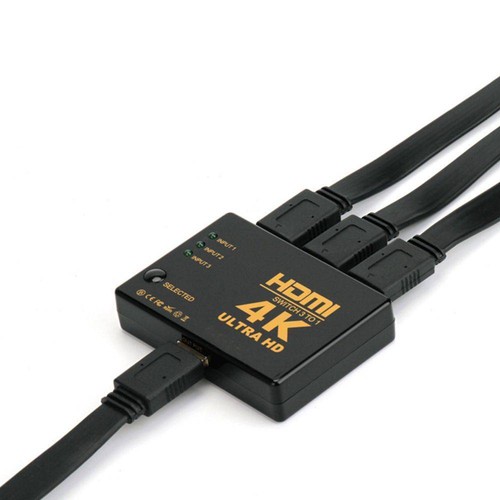 2K HDMI 3in Schalter Splitter TV Switcher Box Ultra HD für HDTV PC 1080P 4K