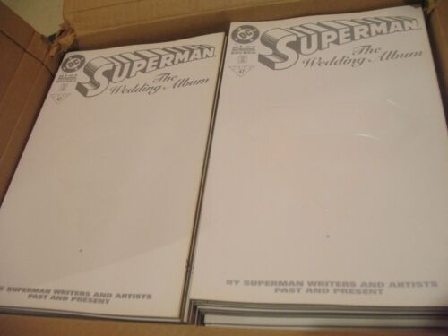 CASE FRESH New Old Stock Superman the Wedding Album 1 47 White DC Comics 1996