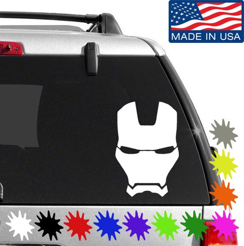 Iron Man Decal Sticker BUY 2 GET 1 FREE Choose Size /& Color Avengers
