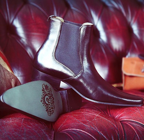 NEW Chelsea Boots Revolver Black 60s 70s Style by IKON