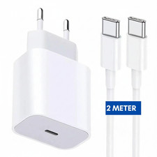 20W Ladekabel Schnell Ladegerät USB C Universal 15 16 17 Pro Max Adapter 2 Meter