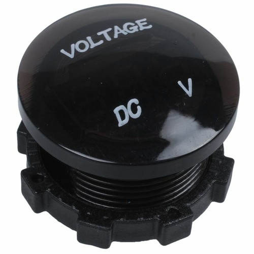 12V-24V DC Voltmeter Car Monitor Motorcycle LED Red Waterproof Voltmeter B4H1