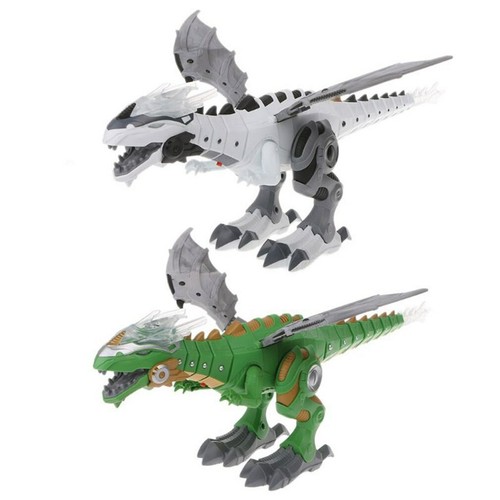 Electric Walking Dragon Toy Fire Breathing Water Spray Dinosaur Christmas Gift