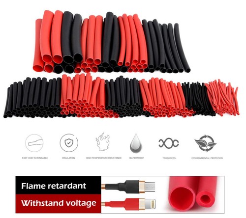270X 3:1 Waterproof Dual Wall Adhesive Heat Shrink Wire Heatshrink Tubing Kits