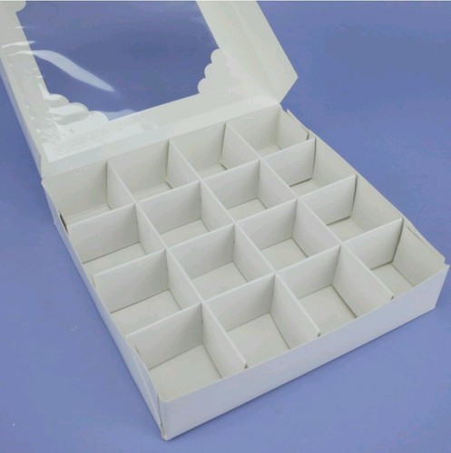 10x White boxes with Acetate window craft ideal for wax melts.