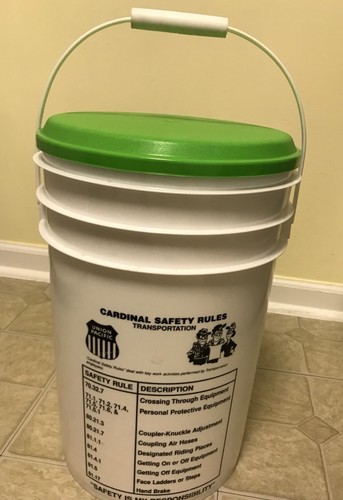 Plastic Ice Bucket Union Pacific 10 Gal