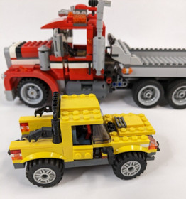 LEGO 7347 Creator 3 In 1 Highway Pickup Sports Car, Crane Truck