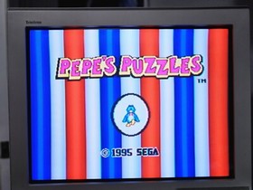 Pepe's Puzzles Sega Pico 1995 Cartridge Only Tested Working