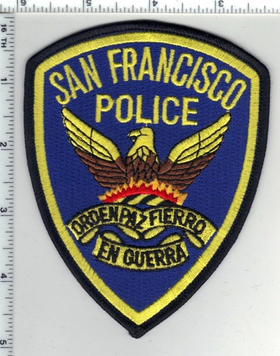 Shoulder Patch new from 1996 California San Francisco Police