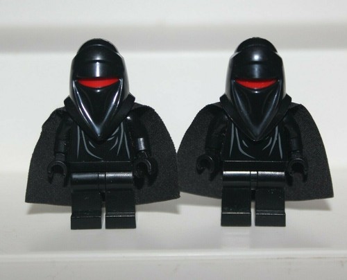 Lot of 2 LEGO Star Wars Shadow Royal Guard Minifigure Black Royal Guard