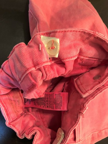 NUOVO exstore per bambina Next Rosa Pantaloncini Di Jeans sfrangiati regolabili in vita età 5-11 anni