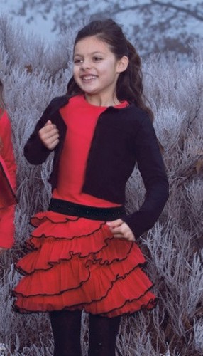 110//116 NEU Winter Wi 2018//2019 40/%/% LoffF Kleid rot Gr