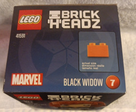 LEGO Brickheadz Marvel: Black Widow (41591) BRAND NEW NICE HTF
