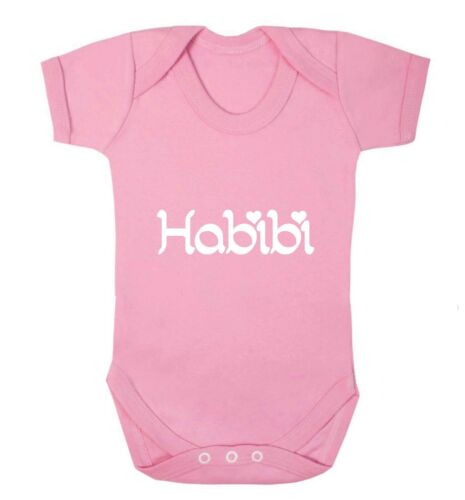 baby vest Arabic Islamic Muslim love heart sweetheart hipster gift 3253 Habibi
