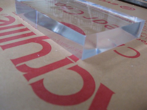 FULLY POLISHED EDGES 3//4/" x 3/" X 5 /" CELL CAST ACRYLIC//PLEXIGLASS STUNNING!