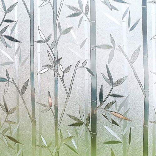 Home Bubble Free Frosted Film Self Adhesive Etched Privacy Glass Vinyl 60/90cm 