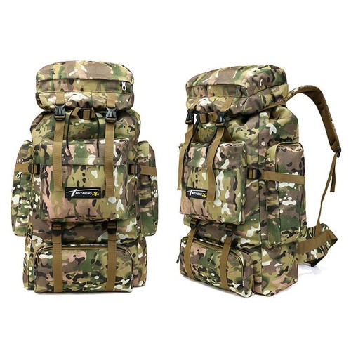 70L Tactical Bag Military Backpack Mountaineering Men Travel Outdoor Sport Bags